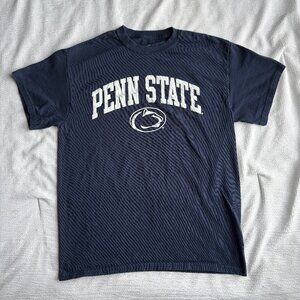 University of Penn State Nittany Lions Logo Navy Blue T-Shirt Men's Size Medium
